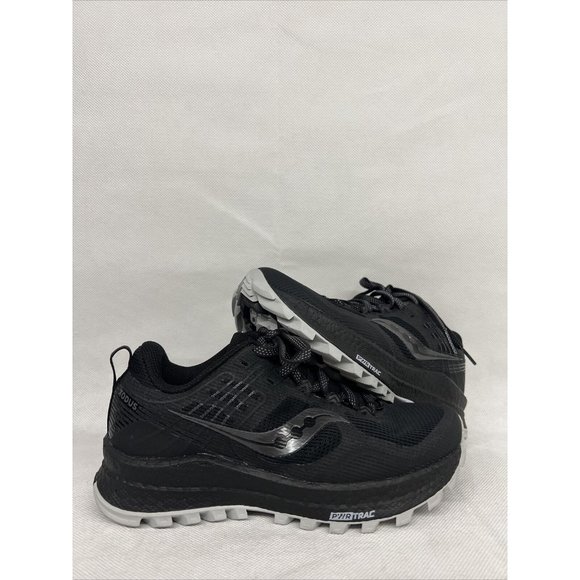 Saucony Shoes - NEW Saucony Xodus 10 PWRTRAC S10555-20 Running Shoes •Size 5 ALL BLACK